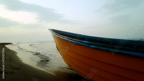 boat on the beach