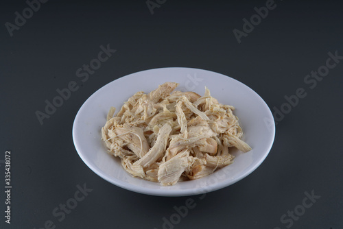 Chicken meat and rice