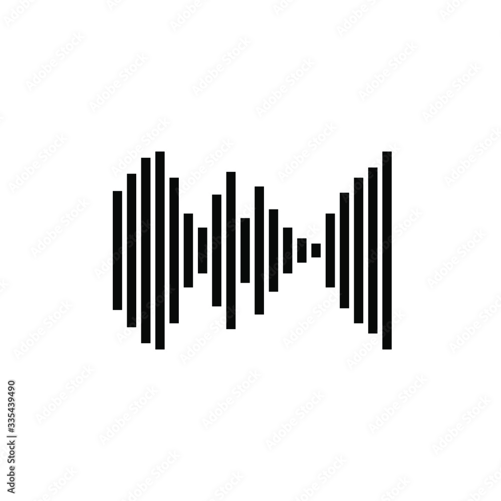 Music Wave Icon , Equipment Soundtrack Template Logo Design Simple Emblem Isolated Illustration , Outline Solid Background White
Music Wave Icon , Equipment Soundtrack Template Logo Design Simple Emblem Isolated Illustration , Outline Solid Background White