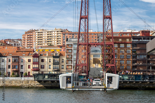 Vizcaya Bridge world patrimony and icon by Unesco.