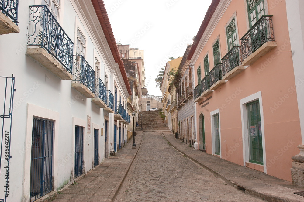 narrow street in the old town