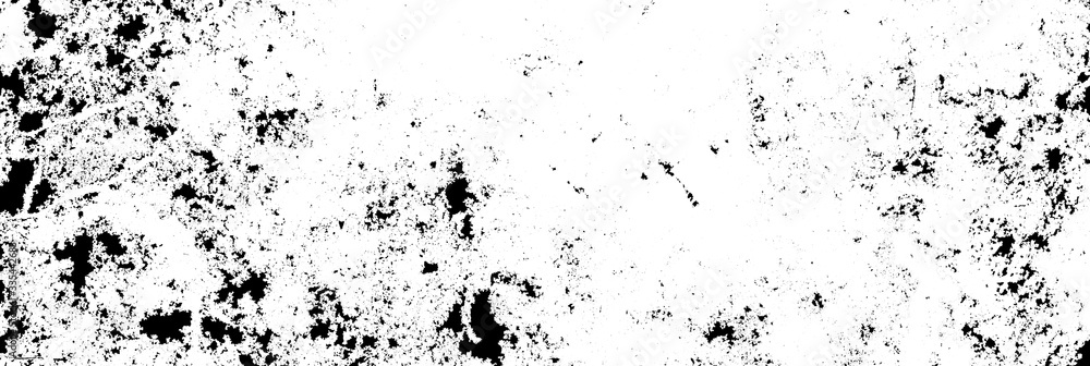 texture black grunge pattern on paper white or wall old rough has dirty black and rusty or dust is grunge style texture and vintage. Urban distressed overlay. abstract grungy background. clipping path