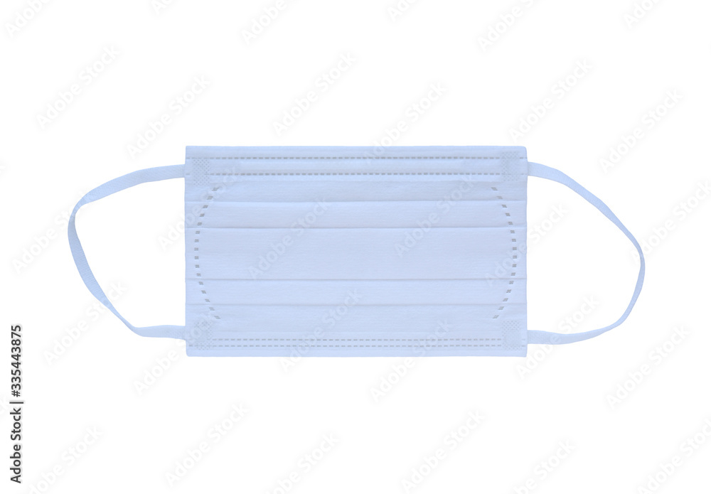 White medical shielding bandage isolated on white background White medical shielding bandage isolated on white background