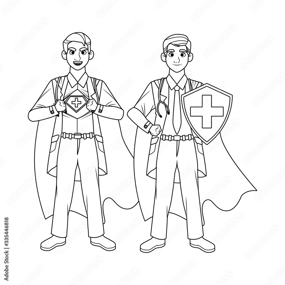 super doctors with hero cloak and shield vs covid19 super doctors with hero cloak and shield vs covid19