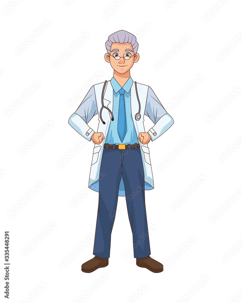 professional doctor avatar character icon professional doctor avatar character icon
