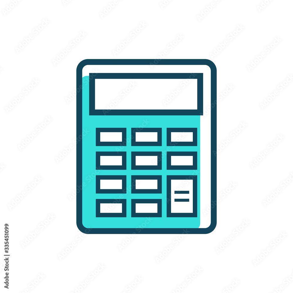 Calculator icon vector sign Calculator icon vector sign