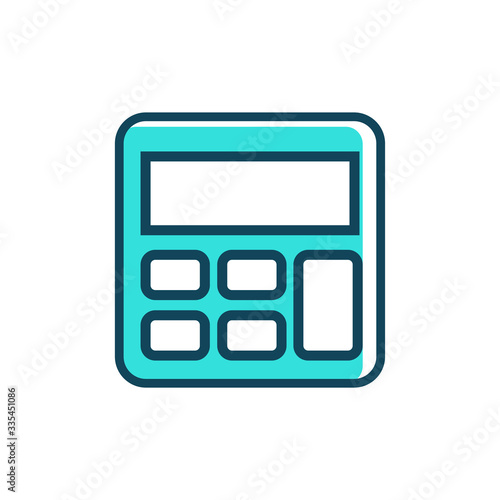 Calculator icon vector sign