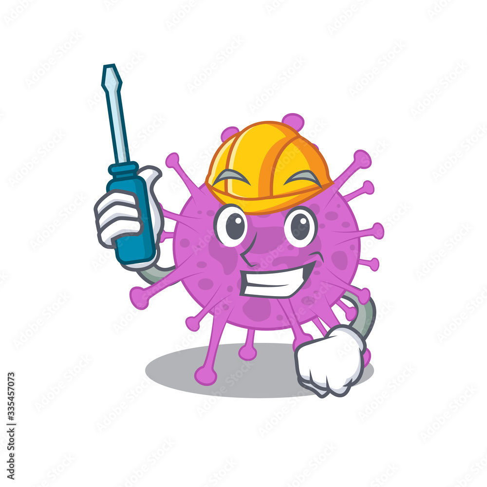 cartoon character of avian coronavirus worked as an automotive cartoon character of avian coronavirus worked as an automotive