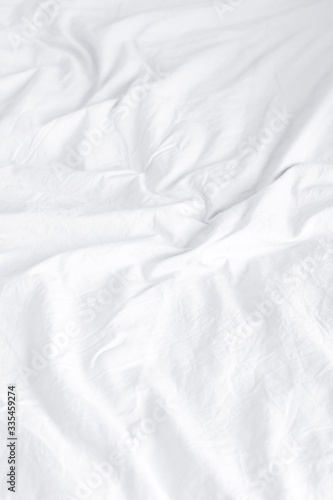 crumpled white sheets