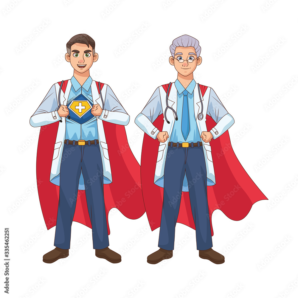 super doctors with hero cloak and shield vs covid19