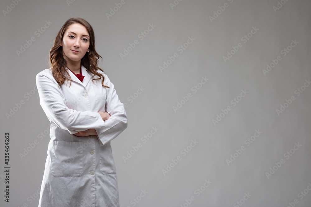 Confident doctor or consultant looking at camera