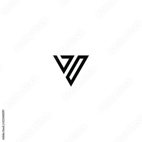 vo letter vector logo abstract