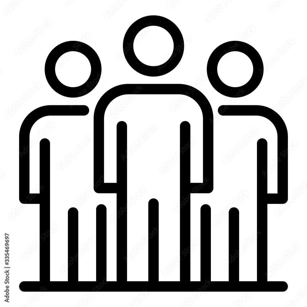 Friendship affection icon. Outline friendship affection vector icon for web design isolated on white background