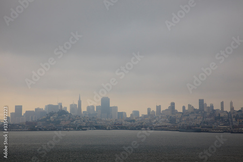 San Francisco, California / USA - August 25, 2015: San francisco view from Alcatraz penitentiary, San Francisco, California, USA © PaoloGiovanni