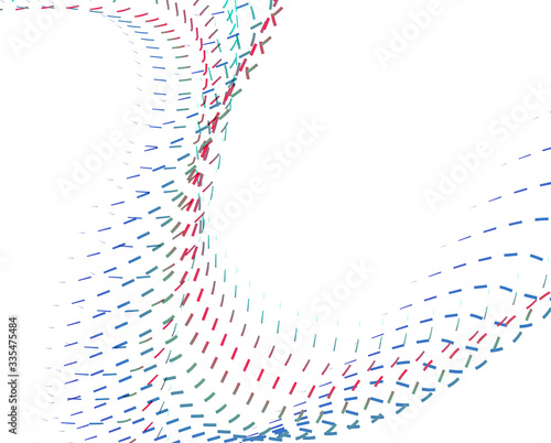 Abstract background blend wave line design for Wallpaper, Banner, Background, Card, Book Illustration, landing page