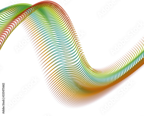 Abstract background blend wave line design for Wallpaper, Banner, Background, Card, Book Illustration, landing page