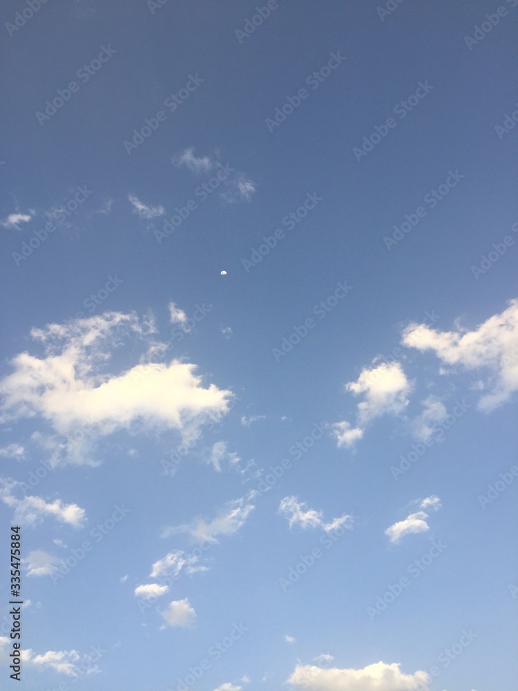 blue sky with clouds