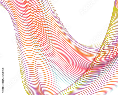 Abstract background blend wave line design for Wallpaper, Banner, Background, Card, Book Illustration, landing page