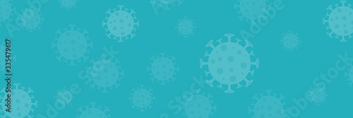 Corona virus background, pandemic medical concept, vector illustration.