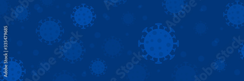 Corona virus background, pandemic medical concept, vector illustration.