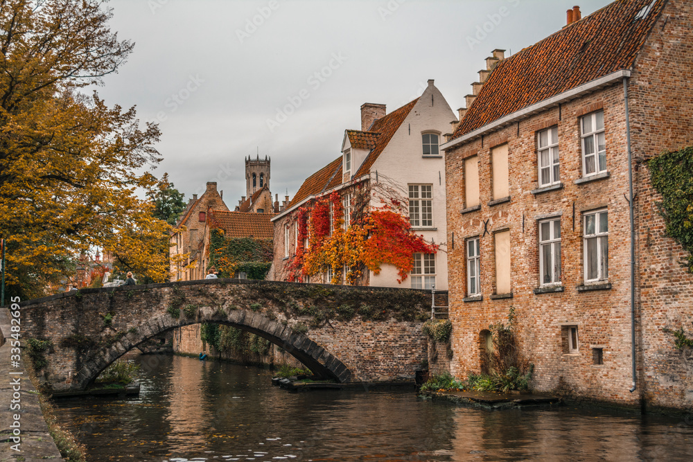 Bridge in the Bruges City
