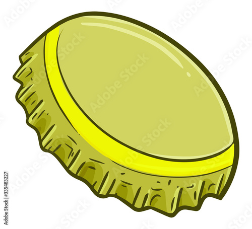 Cute and funny simple bottle cap