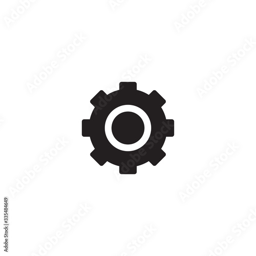Setting icon vector, Tools, Cog, Gear Sign Isolated on white background. Help options account concept. Trendy Flat style for graphic design, logo, Web site, social media, UI, mobile app