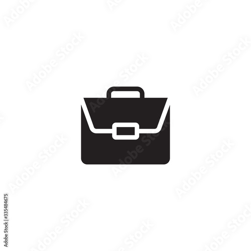 Bag icon. Briefcase sign. Portfolio symbol. Trendy Flat style for graphic design, Web site, UI. EPS10. - Vector illustration