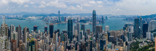 Cuadro en lienzo Hong Kong landmark