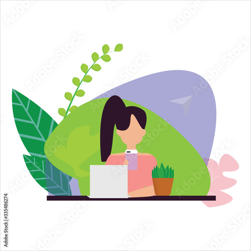 Flat Vector Illustration Background Concept Style Isolated.