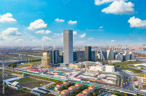 Photography City Scenery of Pudong New Area, Shanghai, China