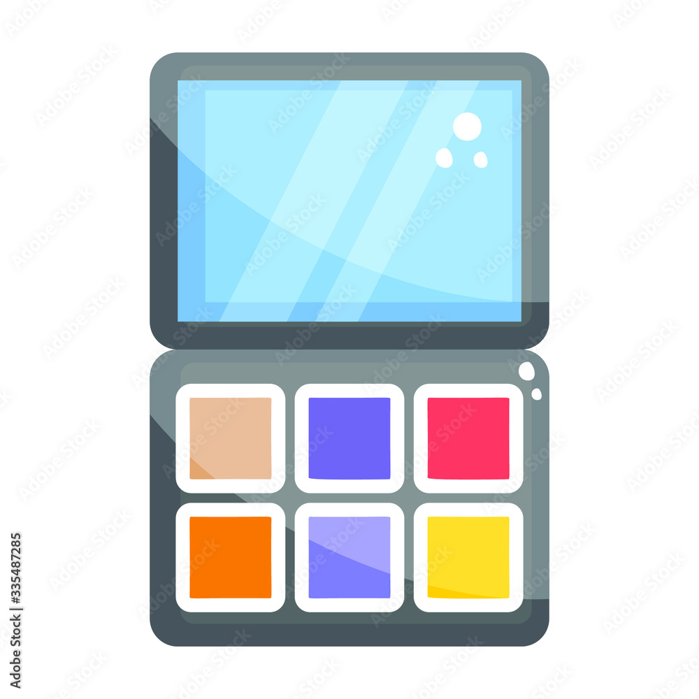 Flat design of makeup kit vector Flat design of makeup kit vector
