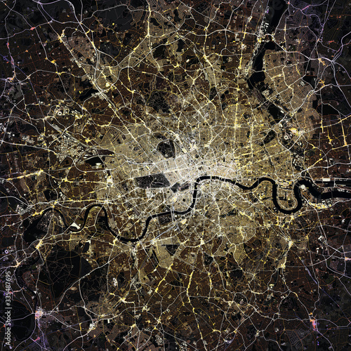 Map London city. United Kingdom