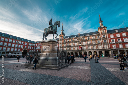 Afternoon in the Plaza Mayor