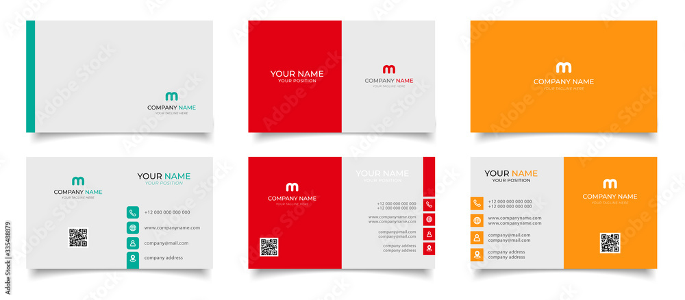 creative modern name card and business card
 - obrazy, fototapety, plakaty 