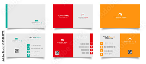 creative modern name card and business card
