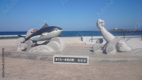 Oma cape photos. This is the northernmost area of ​​Honshu, Japan.
It is a region with fast currents and the surrounding area is a good fishing ground and is known as a tuna spot fishing spot.