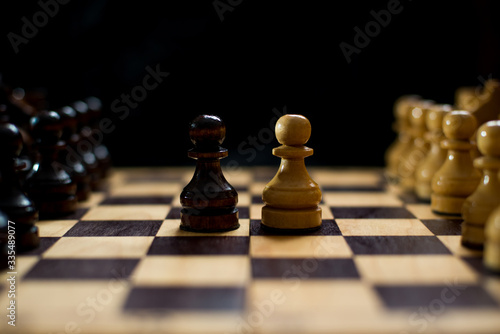 Chess is a logic Board game with special pieces on a 64-cell Board for two opponents  combining elements of art  in terms of chess composition   science and sports