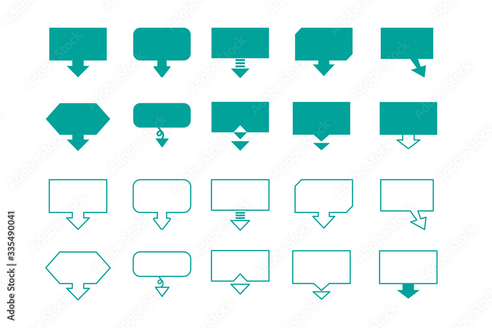 矢印の吹き出しイラスト素材 Stock Vector Adobe Stock 矢印の吹き出しイラスト素材 Stock Vector Adobe Stock