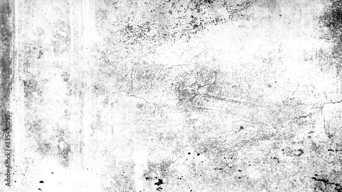 Vintage blurred scratched grunge on isolated background for copyspace. Old film effect overlays. Stock illustration. photo