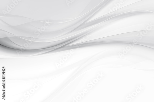 Modern and fashion abstract white and grey background. Very trendy design interior home. © SidorArt
