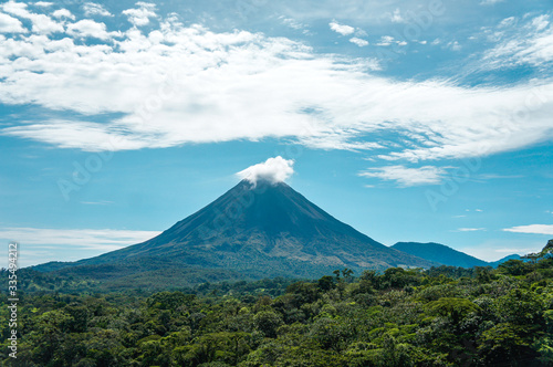 Arenal Volcano seen in the distance