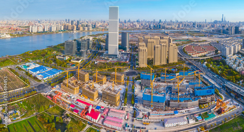 City Scenery of Pudong New Area, Shanghai, China © Weiming