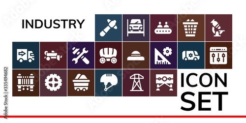 industry icon set