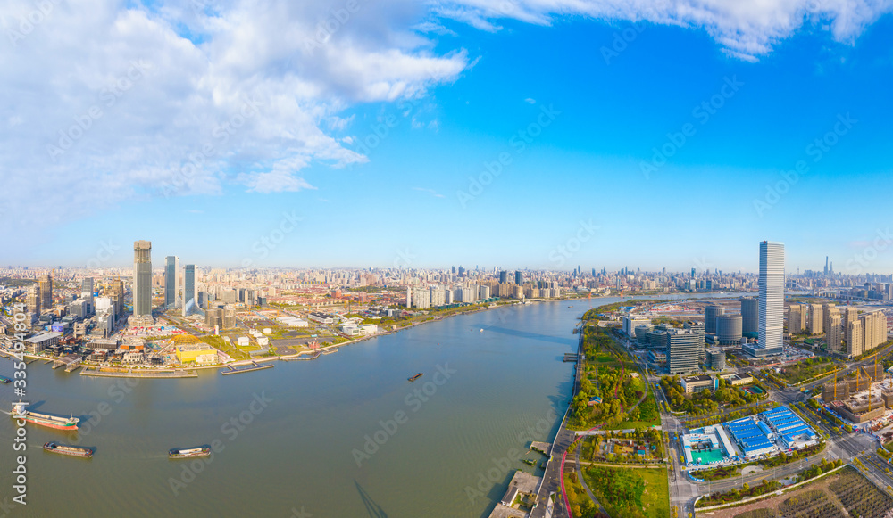 Fototapeta premium City Scenery of Pudong New Area, Shanghai, China