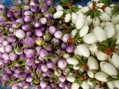 Gemüse auf einem Markt in Laos