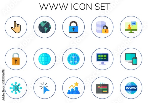 www icon set