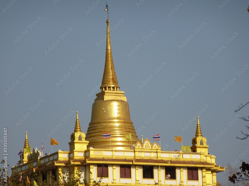 Wat Saket - der Tempel des goldenen Berges in Bangkok, Thailand