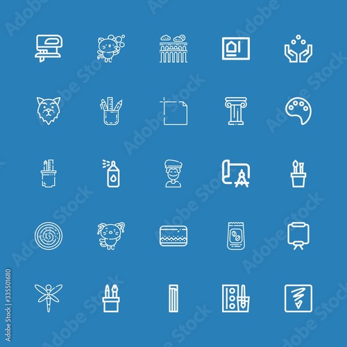 Editable 25 sketch icons for web and mobile