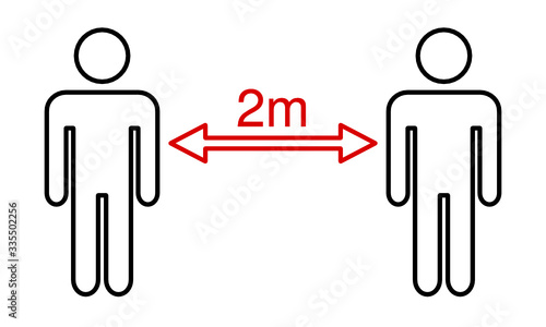 zachowanie dystansu społecznego